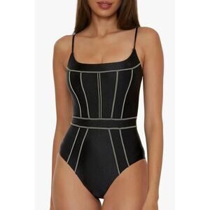 NWT Becca Color Sheen One Piece Black Size Medium